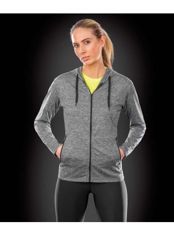 Spiro Women's hooded tee jacket