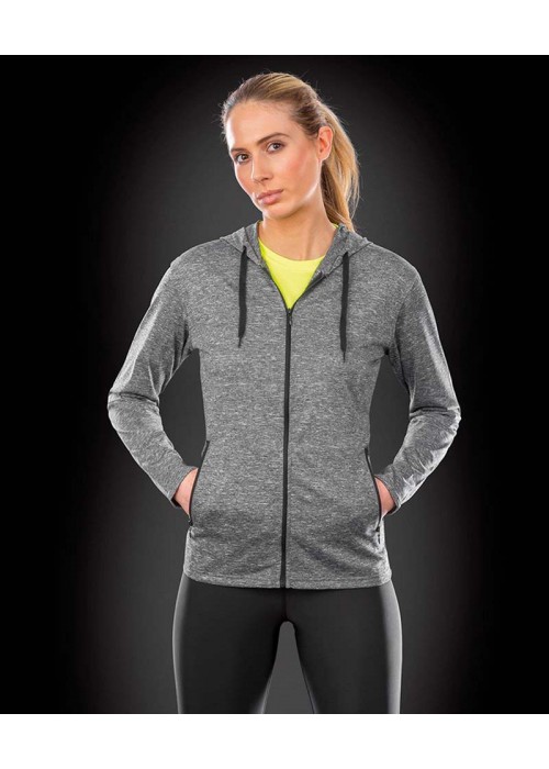 Spiro Women's hooded tee jacket