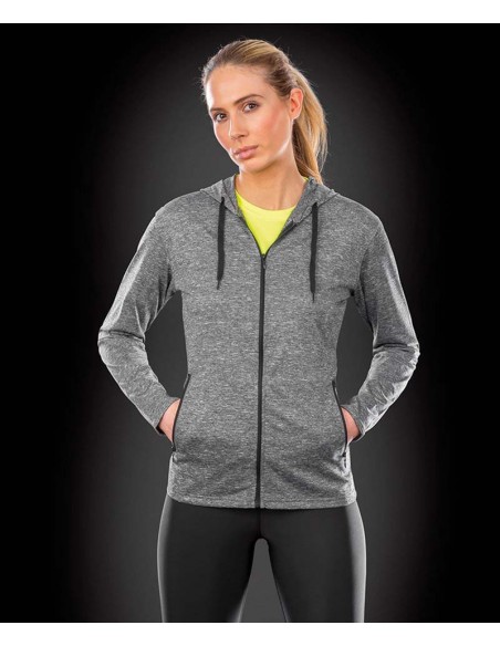 Spiro Women's hooded tee jacket