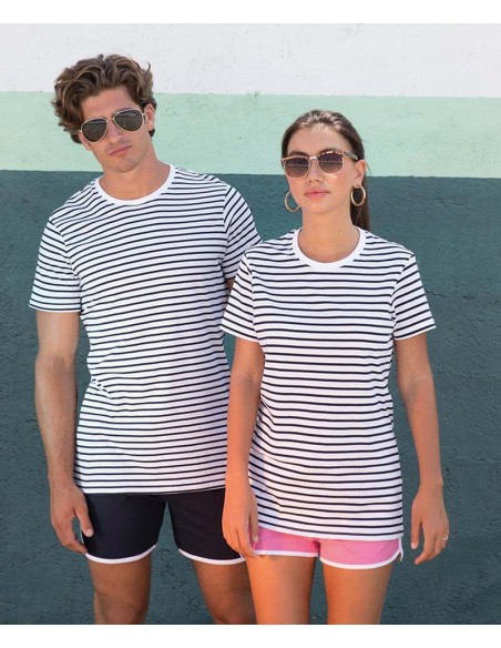 SF Unisex striped T
