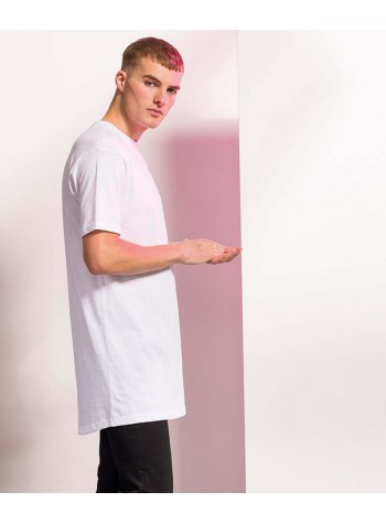 SF Longline t-shirt with dipped hem