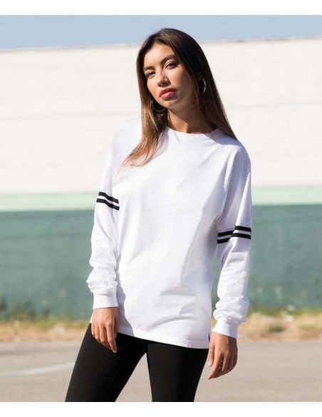 SF Unisex drop shoulder slogan top