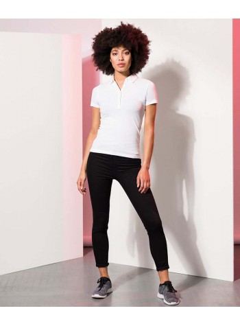 SF Women's short sleeve stretch polo