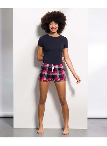 SF Women's tartan frill shorts