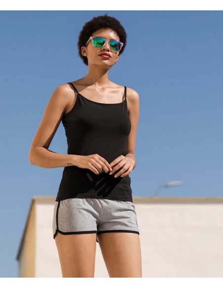 SF Women's feel-good stretch spaghetti vest