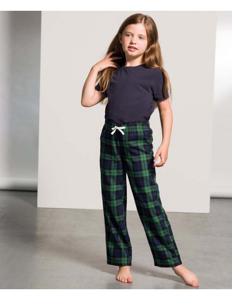 SF Minni Kids tartan lounge pants