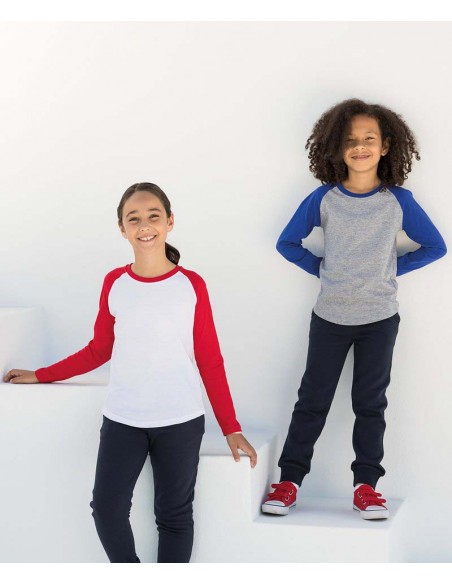 SF Minni Kids long sleeve baseball T