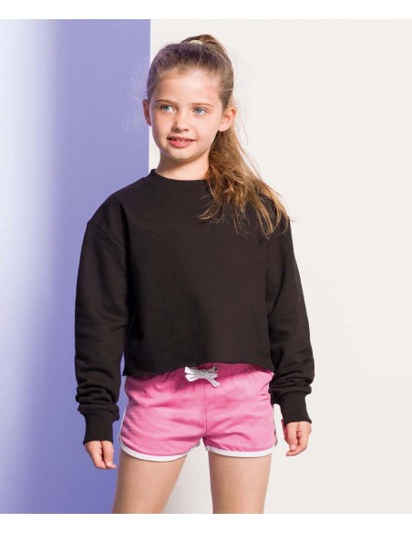 SF Minni Kids cropped slounge sweat
