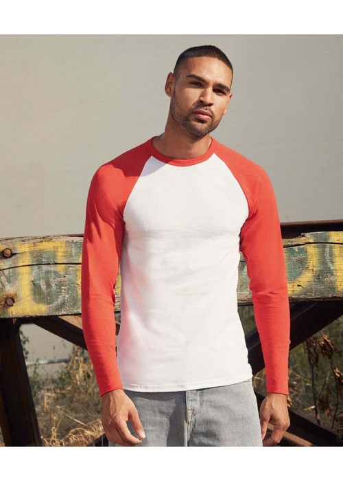 Fruit of the Loom Long sleeve baseball T