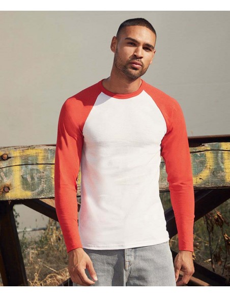 Fruit of the Loom Long sleeve baseball T