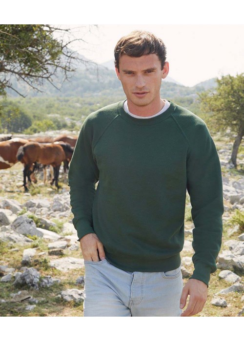 Fruit of the Loom Classic 80/20 raglan sweatshirt