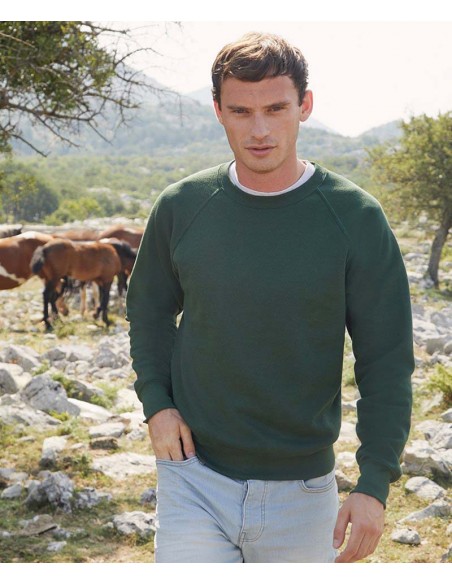 Fruit of the Loom Classic 80/20 raglan sweatshirt