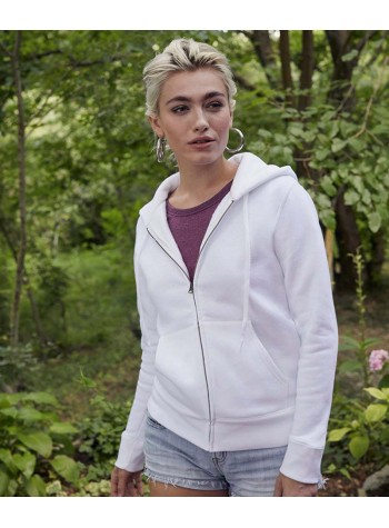 Fruit of the Loom Women's premium 70/30 hooded sweatshirt jacket