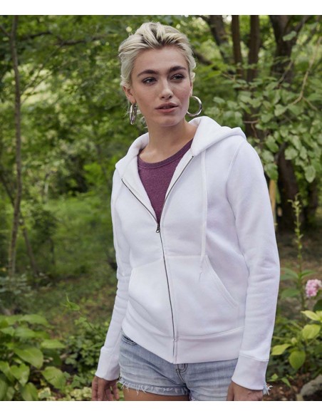 Fruit of the Loom Women's premium 70/30 hooded sweatshirt jacket