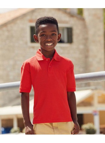 Fruit of the Loom Kids 65/35 piqué polo