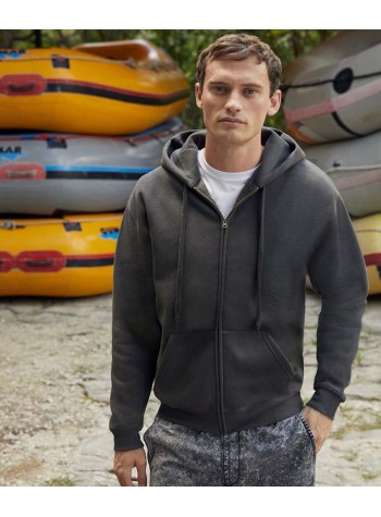 Fruit of the Loom Premium 70/30 hooded sweatshirt jacket