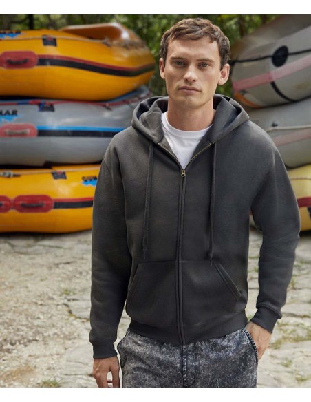 Fruit of the Loom Premium 70/30 hooded sweatshirt jacket