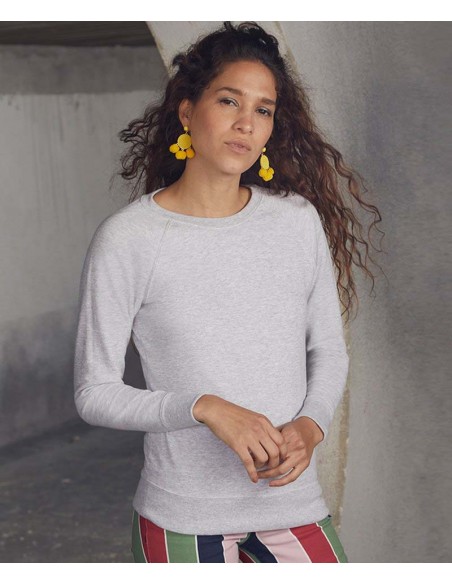 Fruit of the Loom Women's Lightweight Raglan Sweatshirt