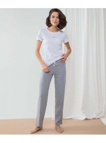 Towel City Women's long pant pyjama set (in a bag)