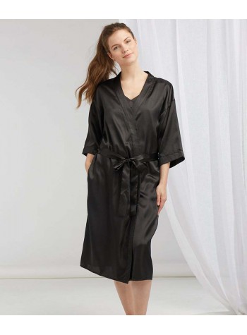 Towel City Women's satin robe