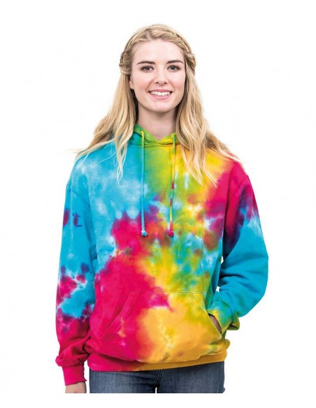 Colortone Rainbow tie-dye hoodie