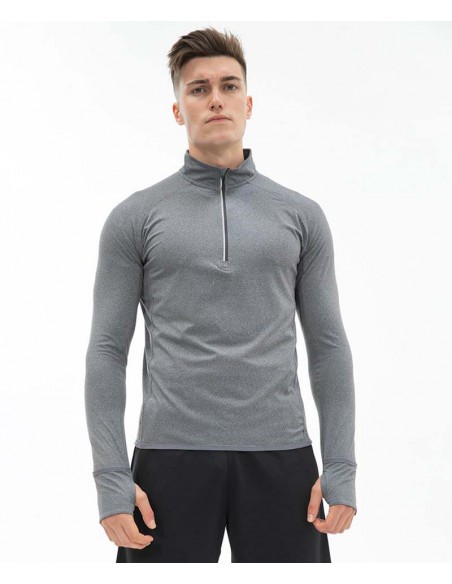 Tombo Long-sleeved ¼ zip top