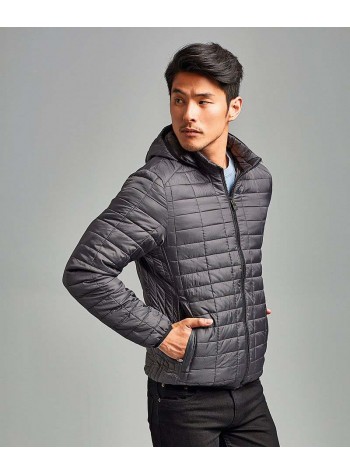 2786 Honeycomb hooded jacket