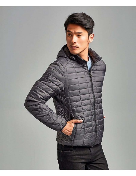 2786 Honeycomb hooded jacket