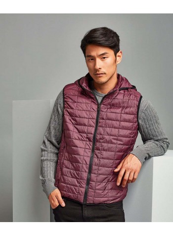 2786 Honeycomb hooded gilet