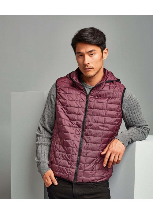 2786 Honeycomb hooded gilet