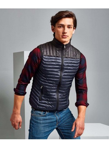 2786 Domain two-tone gilet