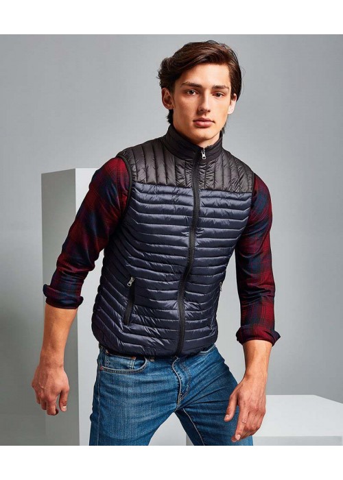 2786 Domain two-tone gilet