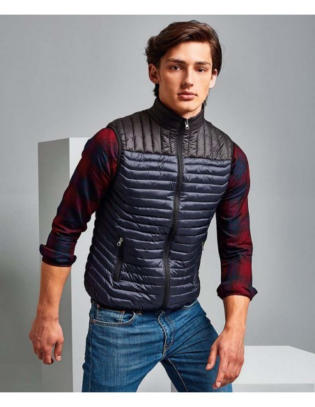 2786 Domain two-tone gilet