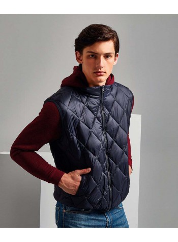 2786 Diamond pane padded gilet