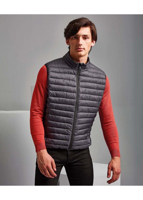2786 Melange padded gilet