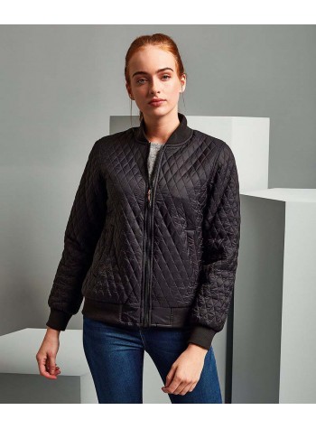 2786 Women's quilted flight jacket