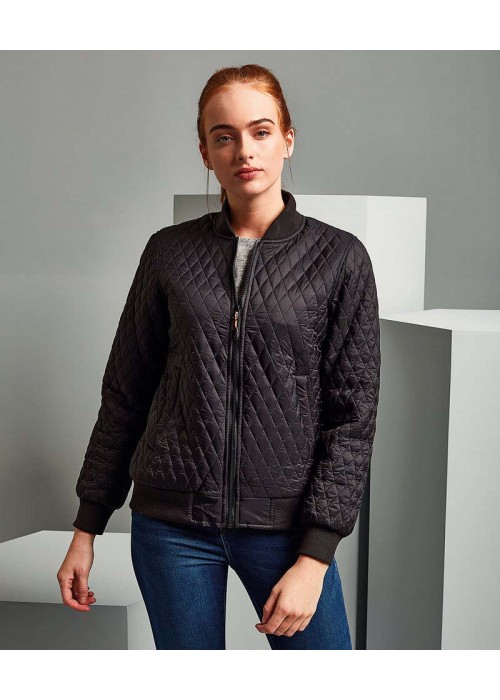 2786 Women's quilted flight jacket