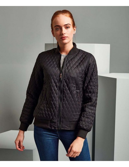 2786 Women's quilted flight jacket