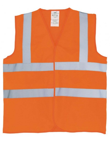 Yoko Flame-retardant hi-vis sleeveless waistcoat (HVW100FR)