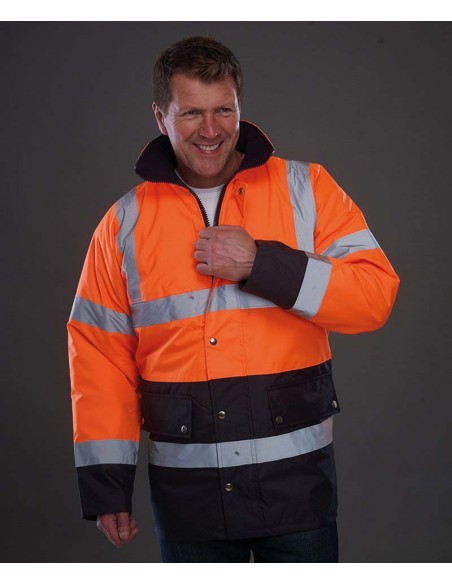 Yoko Hi-vis two-tone motorway jacket (HVP302)