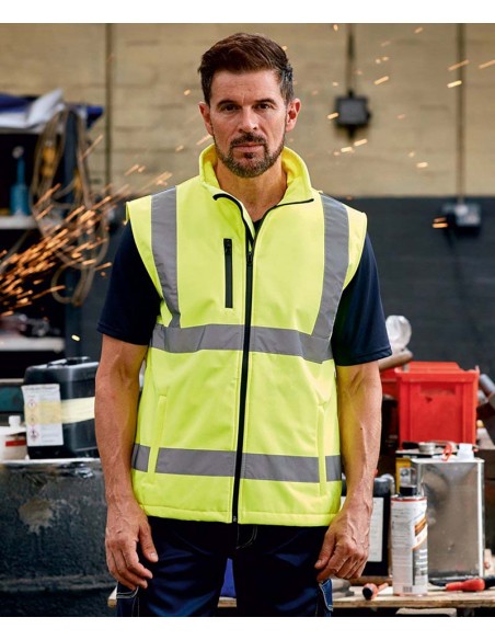 Yoko Hi-vis softshell gilet (HV006)