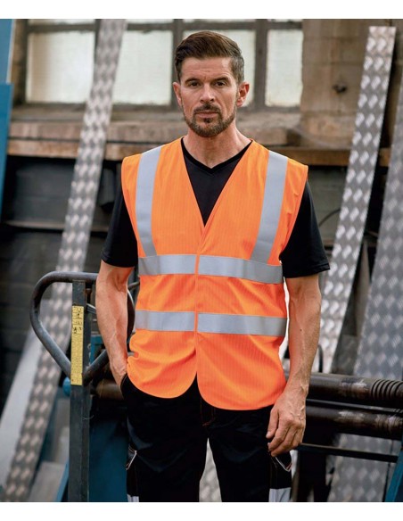 Yoko Hi-vis flame-retardant anti-static waistcoat (HVW100ASFR)