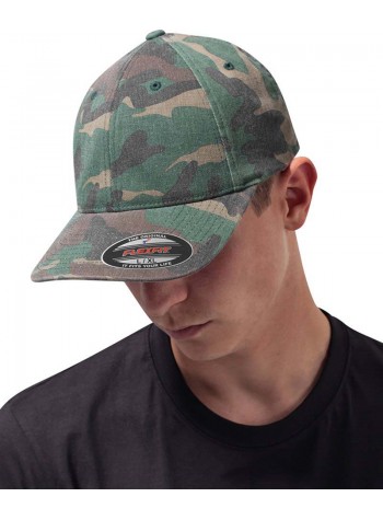 Flexfit by Yupoong Flexfit Garment Washed Camo Cap (6977CA)