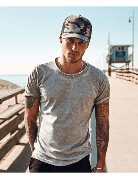 Flexfit by Yupoong Camo trucker cap (6606C)