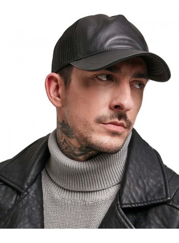 Flexfit by Yupoong Leather trucker