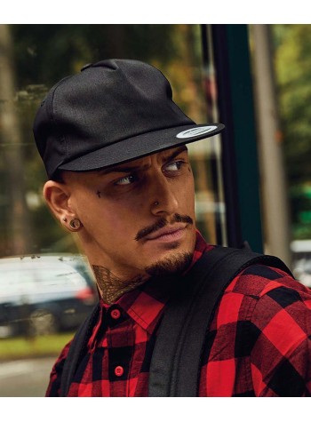 Flexfit by Yupoong Unstructured 5-panel snapback (6502)