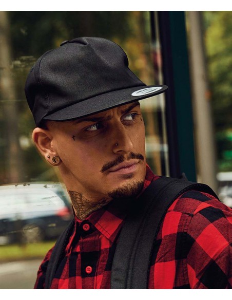 Flexfit by Yupoong Unstructured 5-panel snapback (6502)