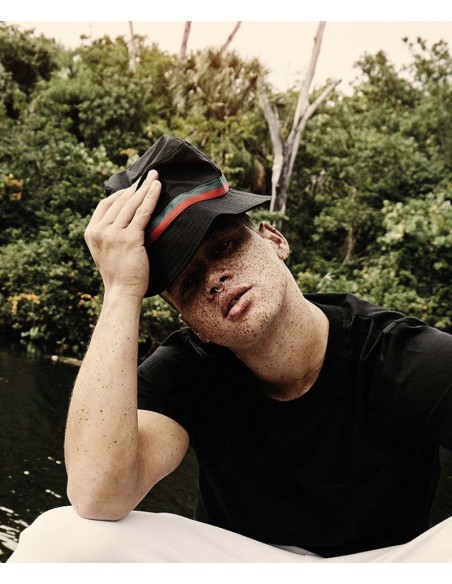 Flexfit by Yupoong Stripe bucket hat (5003S)