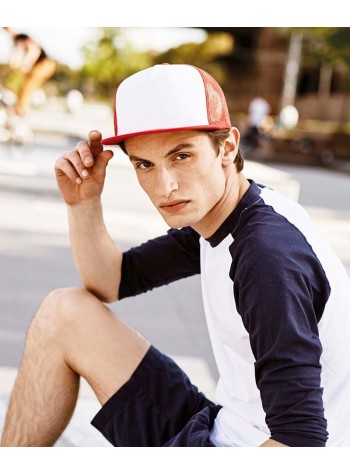 Flexfit by Yupoong Foam trucker with white front (6005FW)