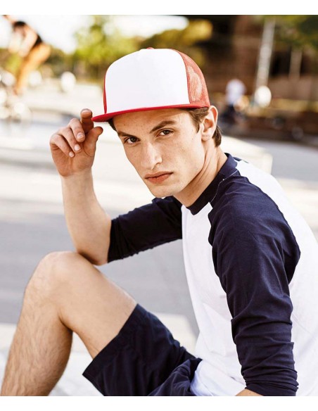 Flexfit by Yupoong Foam trucker with white front (6005FW)